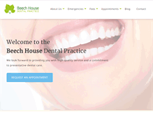 Tablet Screenshot of beechhouse-dental.co.uk